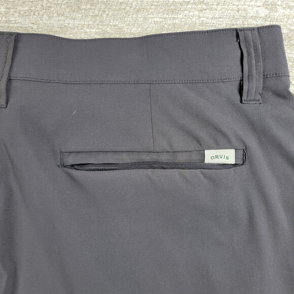 Orvis Tech Pants Mens 36x32 Gray Hiking Outdoor Golf Lightweight Water Repellent - Picture 8 of 15